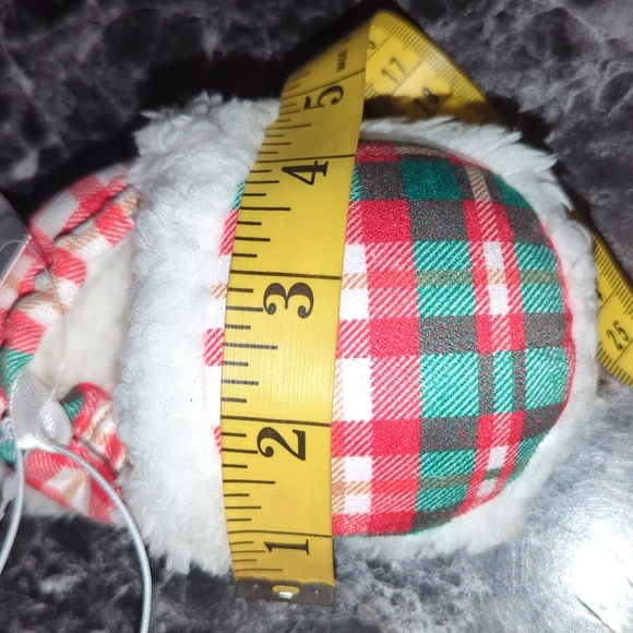 Baby Plaid Scruff Slippers 6-9M - Picture 7 of 11